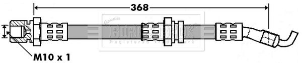 BORG & BECK Pidurivoolik BBH7401